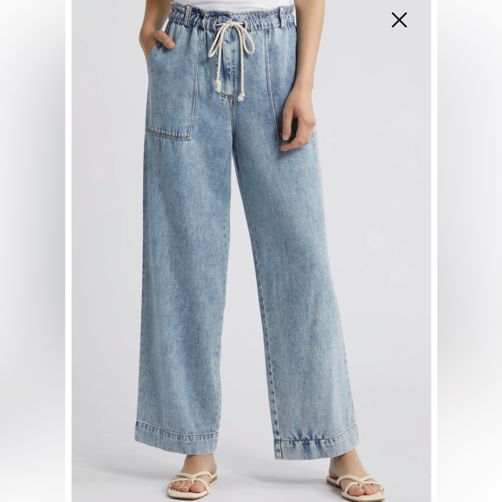 Rails Sky Blue Wide Leg Jeans